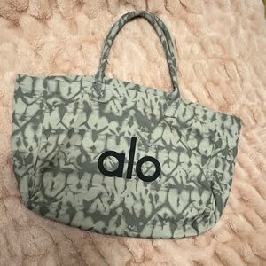 ALO Yoga Camouflage Gray Tote